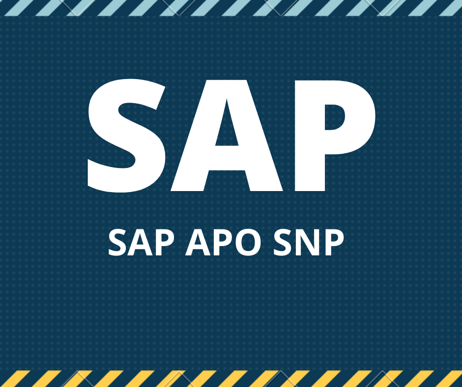 SAP APO SNP TUTORIAL