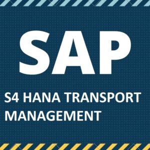 SAP S4 HANA TRANSPORT MANAGEMENT